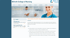 Desktop Screenshot of billrothcollegeofnursing.com